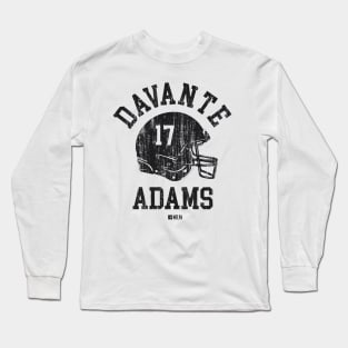 Davante Adams Las Vegas Helmet Font Long Sleeve T-Shirt